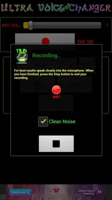 Ultra Voice Changer Text android App screenshot 1