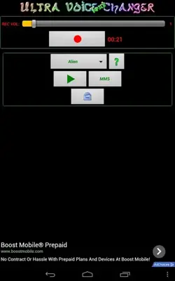 Ultra Voice Changer Text android App screenshot 3